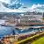 ميناء أوسلو الخلاب كما يبدو من تلة Aker Brygge في أوسلو عاصمة النرويج