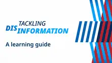 Tackling disinformation: A learning guide banner, DW Akademie