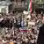 Hungarian Prime Minister Viktor Orban addresses a crowd 