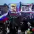 RPowyborczy wiec Władimira Putina na Placu Czerwonym w Moskwie