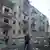 Edificios de departamentos destruídos por último ataque ruso en Jarkov. 