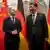 Bundeskanzler Olaf Scholz wird vom chinesischen Präsidenten Xi Jinping im Staatsgästehaus in Peking empfangen