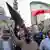 مؤيدون للنظام الإيراني يحتفلون في طهران بإطلاق صواريخ على إسرائيل 15.4.24
