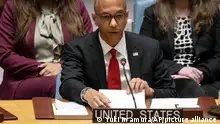 美國駐聯合國特別政治事務代表伍德18日對巴勒斯坦入聯的議題投下否決票。