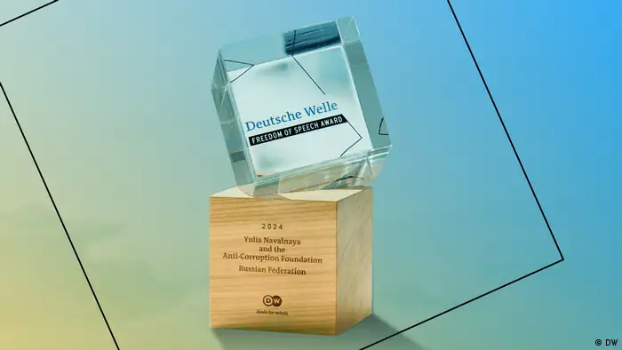 Deutsche Welle Freedom of Speech Award für Yulia Navalnaya